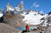 Ich an der Laguna de los Tres