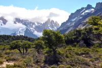 Cerro Torre in den Wolken